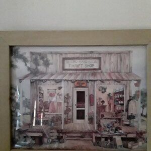 Framed Picture of Thrift Shop - "Second Hand Rose"